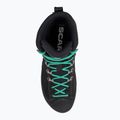 Stivali da trekking da donna SCARPA Mescalito TRK GTX antracite scuro/verde tropicale 6