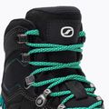 Stivali da trekking da donna SCARPA Mescalito TRK GTX antracite scuro/verde tropicale 9