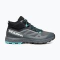 Stivali da trekking da donna SCARPA Rapid Mid GTX antracite/turchese 12