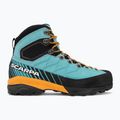 Stivali da trekking da donna SCARPA Mescalito TRK GTX ceramica/baltico 2