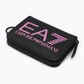 Portafoglio EA7 Emporio Armani Train Zip Around nero/ciclamino