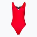 Costume intero da donna EA7 Emporio Armani Water Sports BW Tape rosso