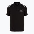 Polo uomo EA7 Emporio Armani Train 7 Lines nero