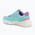 Scarpe Geox Loftus verde mare/lilla per bambini 3