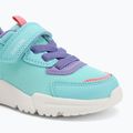 Scarpe Geox Loftus verde mare/lilla per bambini 7