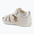 Geox Macchia sandali per bambini bianco/argento 3