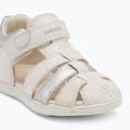 Geox Macchia sandali per bambini bianco/argento 7