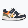 Geox Rishon, scarpe da bambino blu/arancio chiaro 2