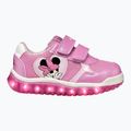 Scarpe Geox Lightyloo rosa scuro per bambini 10