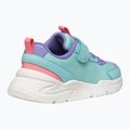 Scarpe Geox Loftus verde mare/lilla per bambini 11