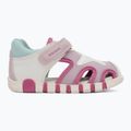 Sandali Geox Iupidoo bianco/fucsia per bambini 2