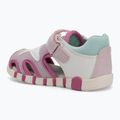 Sandali Geox Iupidoo bianco/fucsia per bambini 3
