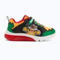 Scarpe Geox Ciberdron verde/rosso scuro per bambini 2