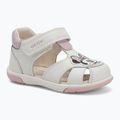 Geox Zapito, sandali per bambini bianco/rosa