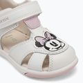 Geox Zapito, sandali per bambini bianco/rosa 7