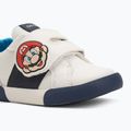 Geox Gisli scarpe da bambino bianco/navy/arancio 7