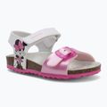 Sandali Geox Chalki bianco/rosa per bambini