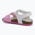 Sandali Geox Chalki bianco/rosa per bambini 3