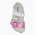 Sandali Geox Chalki bianco/rosa per bambini 5