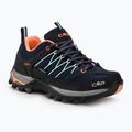 Stivali da trekking CMP da donna Rigel Low blu/giada/pesca