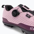 Scarpe da ciclismo MTB da donna Fizik Terra Atlas rosa uva/nero 8