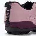Scarpe da ciclismo MTB da donna Fizik Terra Atlas rosa uva/nero 9