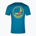 Maglietta La Sportiva Climbing on the Moon uomo turchese/giallo 2