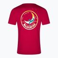 T-shirt uomo La Sportiva Climbing on the Moon fuchsia/yellow 2