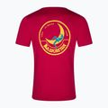 Maglietta La Sportiva Climbing on the Moon uomo fucsia/giallo 2