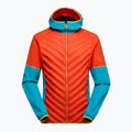 Giacca ibrida La Sportiva da uomo Koro pomodoro ciliegia/blu tropicale