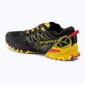 Scarpa da corsa La Sportiva Bushido III uomo nero/giallo 3