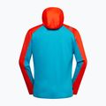 Felpa La Sportiva Upendo Hoody Uomo blu tropicale/pomodoro ciliegia 2
