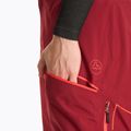 Pantaloni da sci La Sportiva Chaser Evo Shell Bib sangria da uomo 3