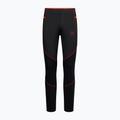 Leggings da corsa La Sportiva uomo Primal nero/pomodoro ciliegia
