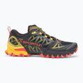 Scarpa da corsa La Sportiva Bushido III GTX nero/giallo per uomo 2
