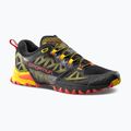 Scarpa da corsa La Sportiva Bushido III GTX nero/giallo per uomo 8