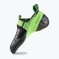Scarpette da arrampicata uomo La Sportiva Skwama Vegan black/flash green 3