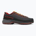 Scarpa da avvicinamento La Sportiva TX4 Evo ST da uomo in carbonio/rosso montagna 2