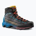 Scarpe da trekking da uomo La Sportiva Aequilibrium Hike GTX carbonio/blu tropicale 8