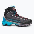 Stivali da trekking da donna La Sportiva Aequilibrium Hike GTX carbonio/blu malibu 2