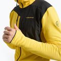 Felpa termica da uomo La Sportiva Lucendro Thermal Hoody gialla/nera 3