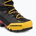 Scarponi da alpinismo uomo La Sportiva Aequilibrium LT GTX black/yellow 7