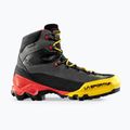 Scarponi da alpinismo uomo La Sportiva Aequilibrium LT GTX black/yellow 9