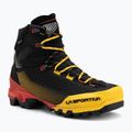Scarponi da alpinismo uomo La Sportiva Aequilibrium ST GTX black/yellow