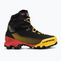 Scarponi da alpinismo uomo La Sportiva Aequilibrium ST GTX black/yellow 2