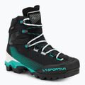 Scarponi da alta montagna donna La Sportiva Aequilibrium ST GTX black/aqua