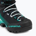 Scarponi da alta montagna donna La Sportiva Aequilibrium ST GTX black/aqua 7