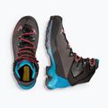 Scarpe da trekking da donna La Sportiva Aequilibrium Trek GTX carbon/malibu blue 13