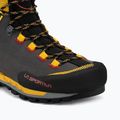 Scarponi da alta montagna da uomo La Sportiva Trango Tech Leather GTX black/yellow 7