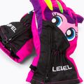 Level Lucky 2021 pk di guanti da sci arcobaleno per bambini 4